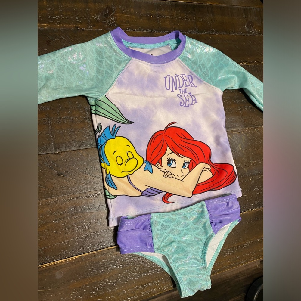 12 Month The Little Mermaid Swimsuit